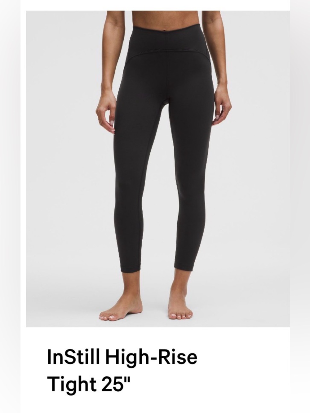 Lululemon InStill High-Rise Tight 25" Leggings - Black